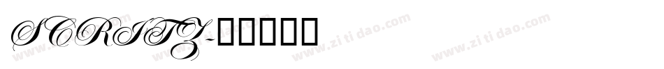 SCRITZ字体转换