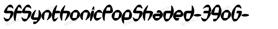 SfSynthonicPopShaded-39oG字体转换 SfSynthonicPopShaded-39oG字体转换