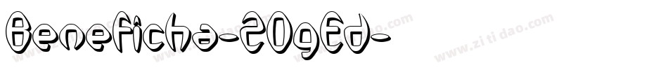 Beneficha-2OgEd字体转换