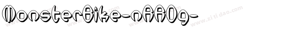 MonsterBike-nRROg字体转换