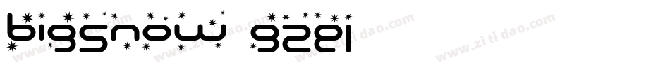 BigSnow-9ZEj字体转换
