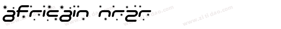 Africain-nrzR字体转换