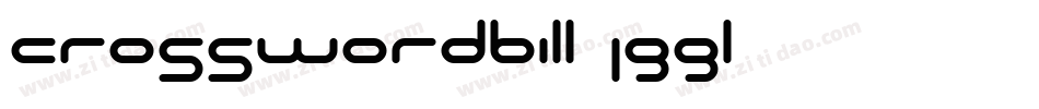 Crosswordbill-jG9l字体转换