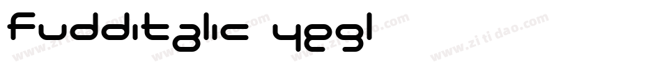 FuddItalic-YE9L字体转换