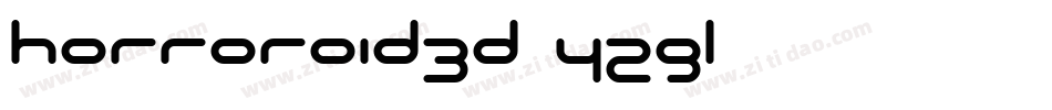 Horroroid3D-YZ9L字体转换