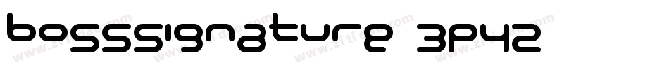 Bosssignature-3pYz字体转换