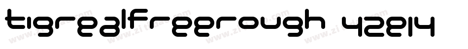 TigrealfreeRough-YzEj4字体转换