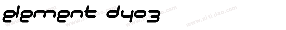 Element-D4O3字体转换