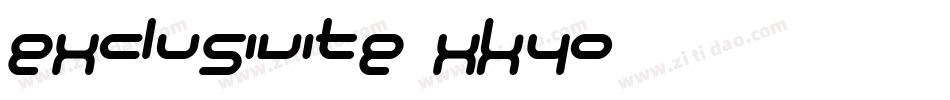 Exclusivite-xK4O字体转换 Exclusivite-xK4O字体转换