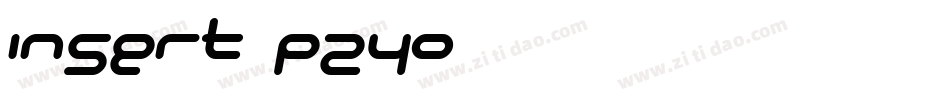 Insert-pZ4O字体转换