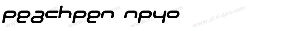 PeachPen-np4O字体转换