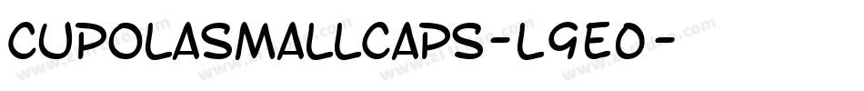 CupolaSmallcaps-l9E0字体转换
