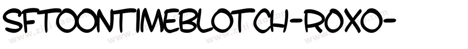 SfToontimeBlotch-R0xo字体转换