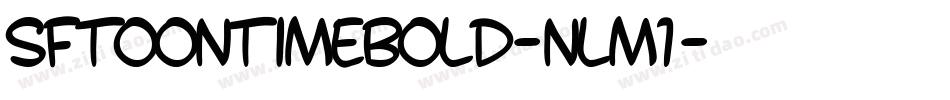SfToontimeBold-nLm1字体转换