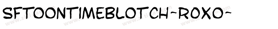SfToontimeBlotch-R0xo字体转换