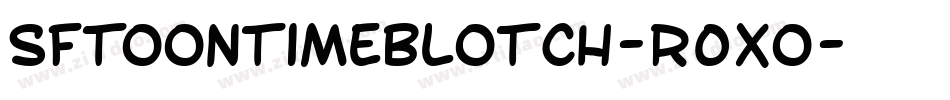SfToontimeBlotch-R0xo字体转换