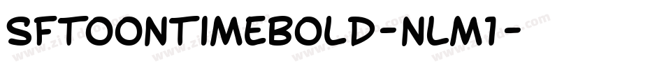 SfToontimeBold-nLm1字体转换
