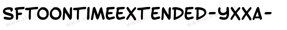 SfToontimeExtended-YXxa字体转换