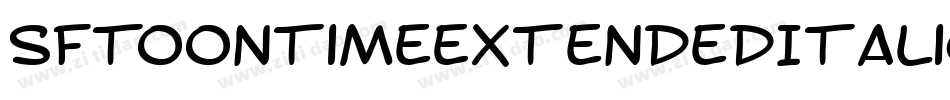 SfToontimeExtendedItalic-jV2R字体转换 SfToontimeExtendedItalic-jV2R字体转换