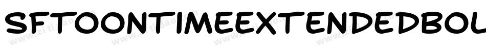 SfToontimeExtendedBoldItalic-6azg字体转换