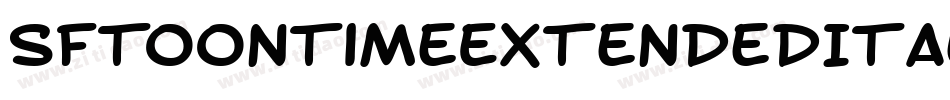 SfToontimeExtendedItalic-jV2R字体转换 SfToontimeExtendedItalic-jV2R字体转换