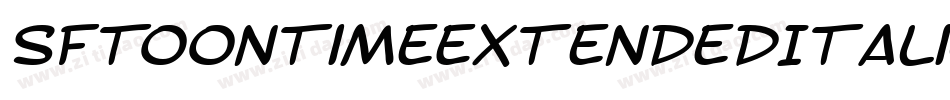 SfToontimeExtendedItalic-jV2R字体转换 SfToontimeExtendedItalic-jV2R字体转换