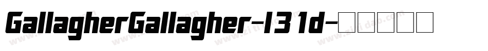 GallagherGallagher-l31d字体转换