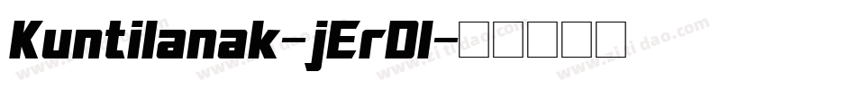 Kuntilanak-jErDl字体转换