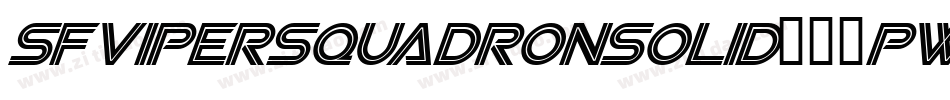 SfViperSquadronSolid-76pw字体转换
