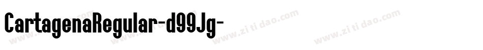 CartagenaRegular-d99Jg字体转换