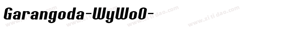 Garangoda-WyWoO字体转换
