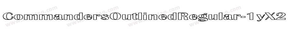 CommandersOutlinedRegular-1yX2字体转换