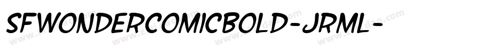 SfWonderComicBold-jRml字体转换