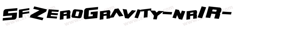 SfZeroGravity-nr1R字体转换 SfZeroGravity-nr1R字体转换