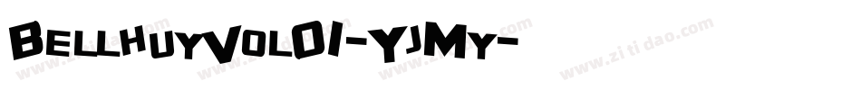 BellhuyVol01-YjMy字体转换