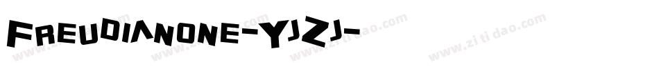 Freudianone-YjZj字体转换