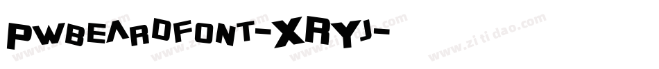 Pwbeardfont-XRYj字体转换 Pwbeardfont-XRYj字体转换