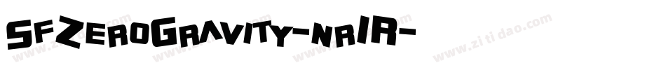 SfZeroGravity-nr1R字体转换 SfZeroGravity-nr1R字体转换