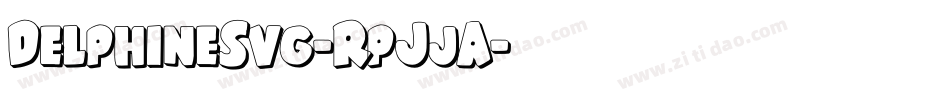 DelphineSvg-RpJjA字体转换