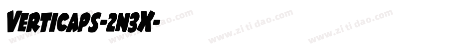 Verticaps-2n3X字体转换
