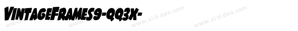 VintageFrames9-qq3x字体转换