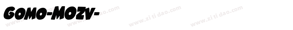 Gomo-MOZv字体转换