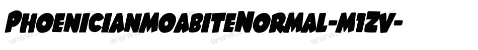 PhoenicianmoabiteNormal-m1Zv字体转换 PhoenicianmoabiteNormal-m1Zv字体转换