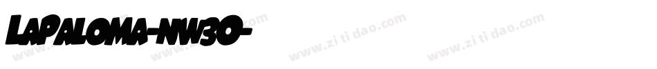 LaPaloma-nw3O字体转换