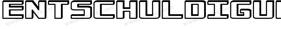 EntschuldigungRegular-Y5xy字体转换