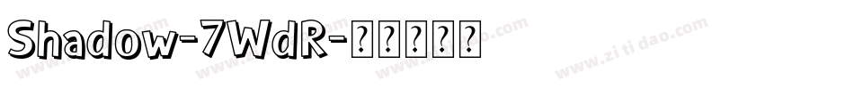Shadow-7WdR字体转换