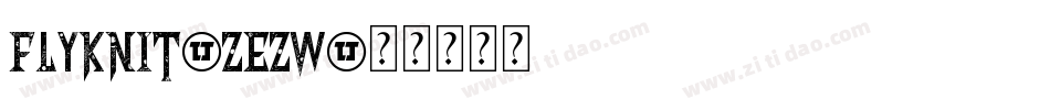 Flyknit-zeZw字体转换