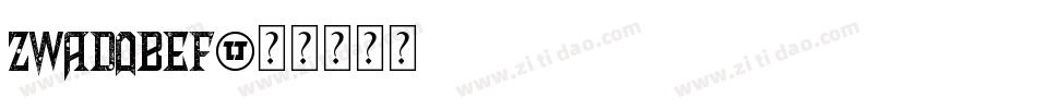 ZWAdobeF字体转换