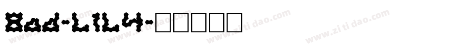 Bad-L1L4字体转换