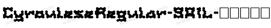 CyrouleseRegular-9A1L字体转换